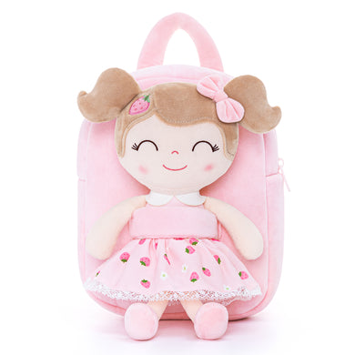 Mochila y Muñeca LittleLu Fresa