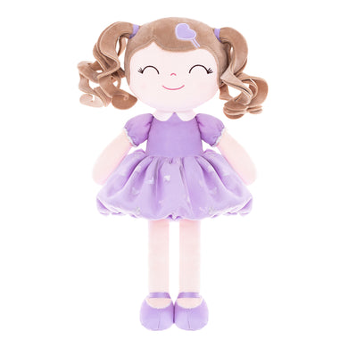 LittleLu Muñeca Corazon Curly Princess Morada