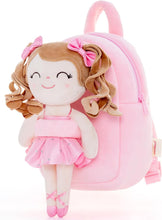 Cargar imagen en el visor de la galería, Mochila LittleLu con Muñeca Bailarina Rosada Personalizada