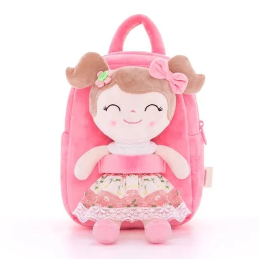 Mochila y Muñeca LittleLu Rosa Daysi Primavera