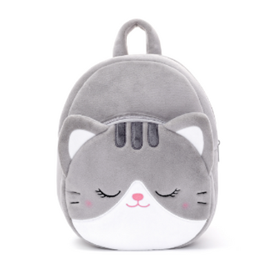 Mochila LittleLu Gatito Gris