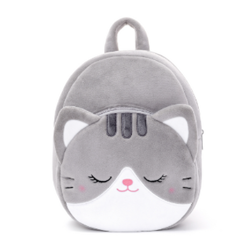 Mochila LittleLu Gatito Gris