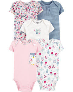 Carter's 5-Pack Owl Original Bodysuits