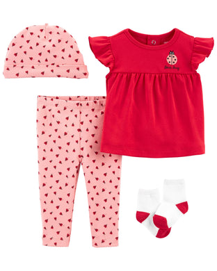 4-Piece Ladybug Outfit Set