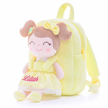 Cargar imagen en el visor de la galería, Mochila personalizada Spring Girl Yellow Doll Amarilla