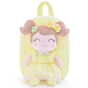 Mochila personalizada Spring Girl Yellow Doll Amarilla