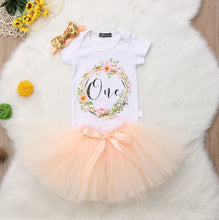 Cargar imagen en el visor de la galería, One Birthday Party Dress Dress Up Kids Tutu Baby Girls Clothing For Kids Infant Wear