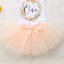Cargar imagen en el visor de la galería, One Birthday Party Dress Dress Up Kids Tutu Baby Girls Clothing For Kids Infant Wear