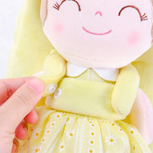 Cargar imagen en el visor de la galería, Mochila personalizada Spring Girl Yellow Doll Amarilla