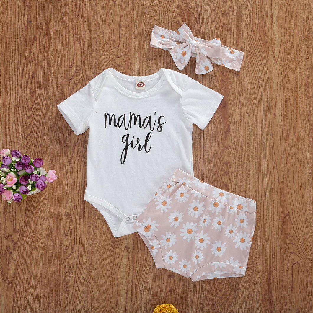 Mama's Girl Ropa para niñas pequeñas, Estilo Dulce de verano