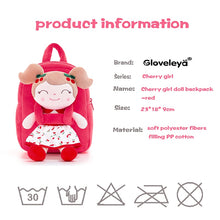 Cargar imagen en el visor de la galería, Mochila y Muñeca LittleLu Cereza Roja
