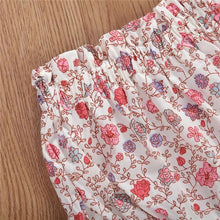 Cargar imagen en el visor de la galería, Newborn Infant Baby Girls Boys Clothes Sets Letter Flowers Print Short Sleeve T Shirts Tops Shorts Headband 2pcs