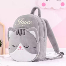 Cargar imagen en el visor de la galería, Mochila LittleLu Gatito Gris
