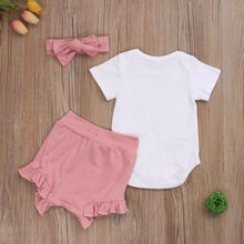 Cargar imagen en el visor de la galería, Girl Power Newborn Baby Boy Girl Spring Rainbow Letter Long