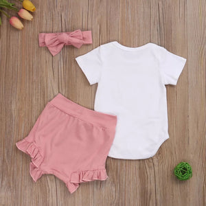 Girl Power Newborn Baby Boy Girl Spring Rainbow Letter Long